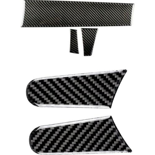 1set Carbon Fiber Center Console Trim for Porsche Macan 2014-2019 & 2Pcs Car Exterior Side Rearview Mirror Cover