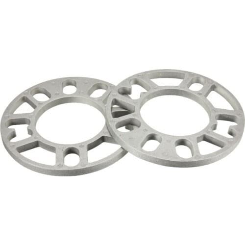 2pcs 10MM Alloy Aluminum Wheel Spacers shims 4 And 5 Stud Shims Spacer Universal