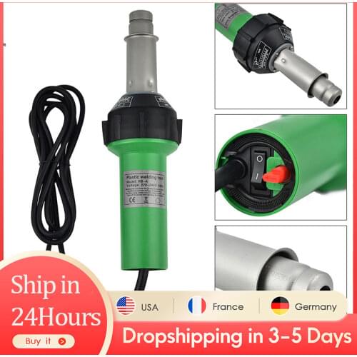 220V 1600W Plastic Welding Gun Hot Air Torch Heat Gun Welder For PVC Vinyl Floor PP PE Water Tank Geomembrane EU US Plug