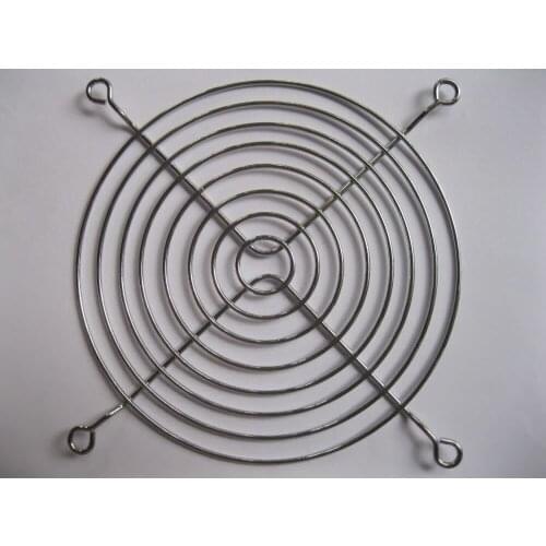 5 pcs DC Fan Grill Protector Finger Guard 120mm Silver Metal