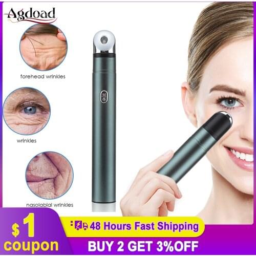 Hot & Cold Compress EMS Eye Massager Rechargeable Eye Care Machine RF Vibration Anti-Ageing Eye Wrinkle Dark Circle Removal