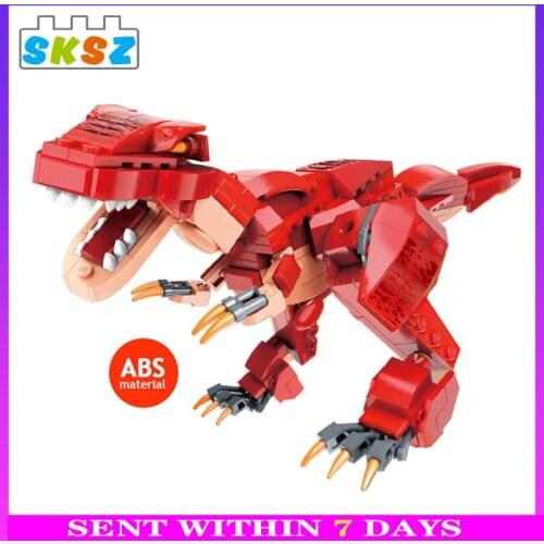 MOC Dinosaur Building Blocks Anime Action Figures Dinosaur Toys Bricks Model Educational Toys Childrens Brithday Ideas Gifts