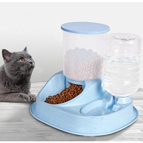 Large Capacity Pet Feeders Pet Dog Cats Puppy Automatic Water Dispenser Drinking Bottle Food Bowl Dog Feeder Pet Supplies gifts