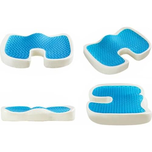 Office Chair Massage Cushion Gel Orthopedic Memory Cushion Foam Car Travel U Seat Slow Rebound Beautiful Buttocks Chair Pad