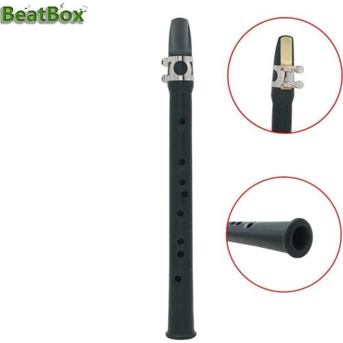 Mini Pocket Bb Saxophone Portable ABS Lightweight Sax for Art Music Musical Instruments Woodwind Instruments Easy To Play