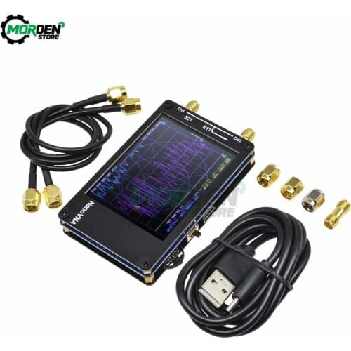 NanoVNA-H NanoVNA 2.8inch LCD Display HF VHF UHF Nano VNA Vector Network Analyzer Antenna Analyzer Built-in 400mAh battery