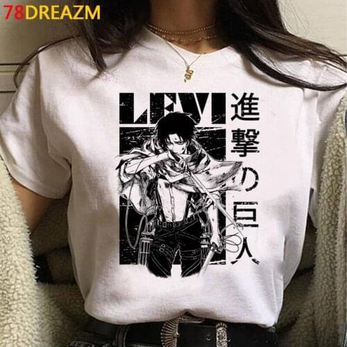 Attack on Titan Shingeki No Kyojin summer top top tees women couple plus size ulzzang grunge t-shirt graphic tees women