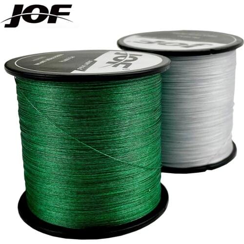 JOF 4 Strands Braided 1000M 500M 300M Fishing Line Super Strong PE Line Braided Fishing