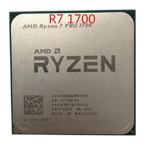 AMD Ryzen 7 PRO 1700 R7 PRO 1700 R7 1700 de 3,0 GHz de ocho núcleos 16-Hilo de procesador de CPU 65W YD170BBBM88AE hembra AM4
