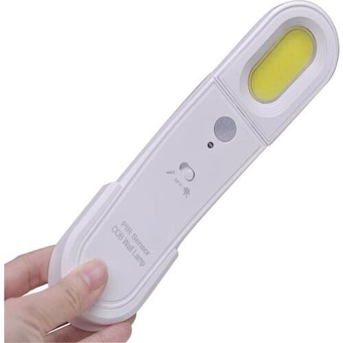 PIR Sensor Motion Bulb Lamp Handheld Wireless USB Charging Rotating Wall Light LED Light PIR Motion Sensor Night Lamp With Base