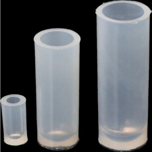 Silicone Tube Shape Crystal Pendant Mold Epoxy Resin Casting Craft Jewelry Tools