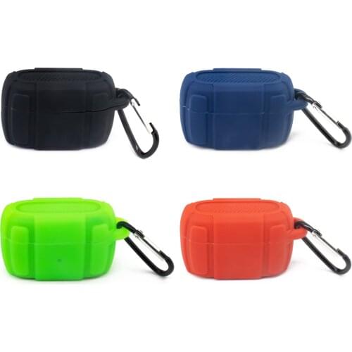 Silicone Bluetooth Headset Protective Case Skin With Keychain Dustproof Drop-proof Protective Earphone Cover Box For Elite 85T