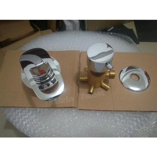 Vidric wall mounted 2/3/4/5 Ways water outlet brass shower tap screw or intubation split shower cabin shower room mixing valve