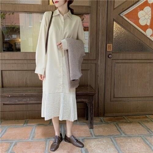 Autumn Women Knitted Vest Sweater Two Piece Set V Neck Vest Top Solid Color Long Solid Color Vintage Loose Casual Women Set