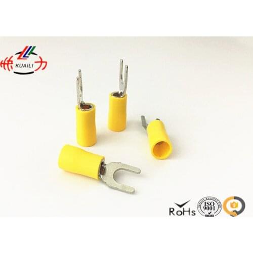 100PCS Pre-insulated Fork ends TU-JTK terminalSV 5.5-4