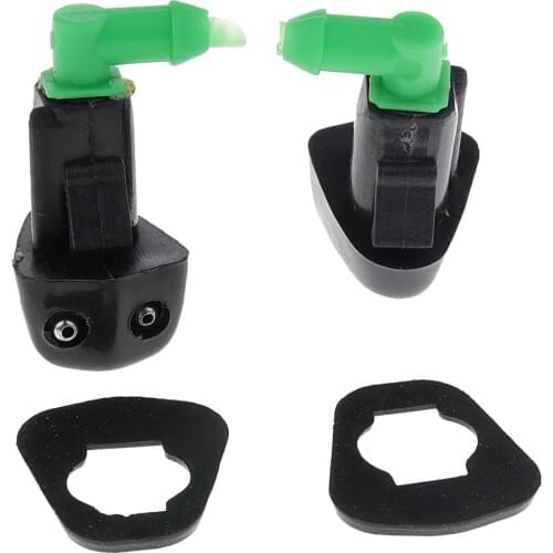 2 Pcs Car Nozzle Auto Front Windshield Washer Spray 2 Hole Nozzle For Honda Accord 1998-2002 S84 C02 Etc Vehicle Car Accessories