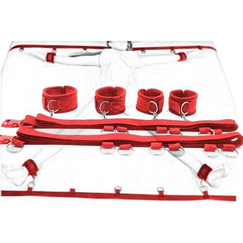 BDSM Bondage Restraint Handcuffs For Sex Bondage Set Ankle Cuffs Adult Sex Toys For Woman Couples Game Fetish Slave Sex Products