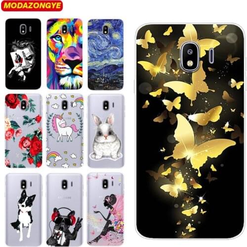 For Samsung Galaxy J4 2018 Case Silicone Back Cover Soft Phone Case For Samsung Galaxy J4 J 4 J400F J400 SM-J400F Case 2018
