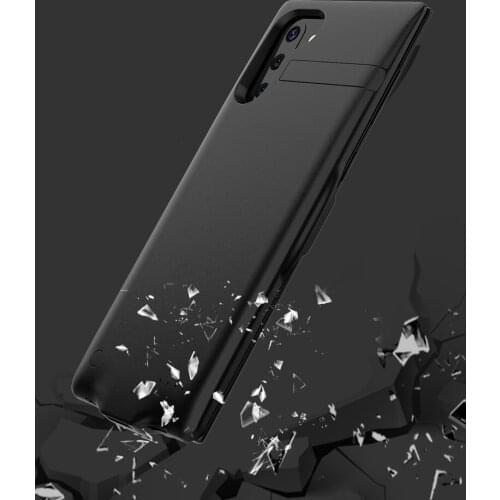 5000mAh USB Battery Charger Case For Samsung Galaxy Note 10 Plus External Power Pack Bank Case Stand Charging Battery Cover