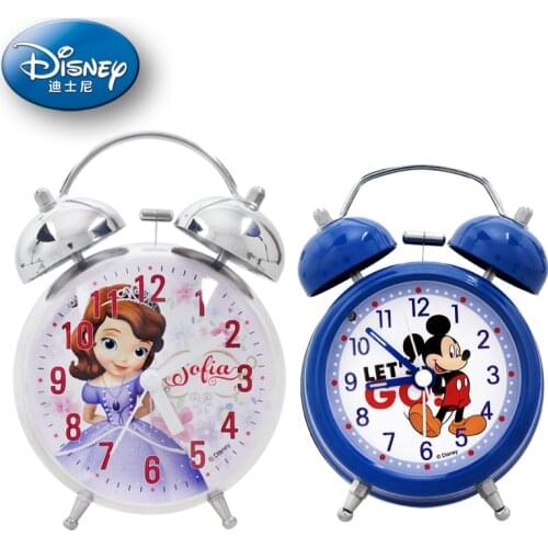 Disney alarm clock Mickey retro child boy girl alarm clock mute student small alarm clock idea kids alarm clock