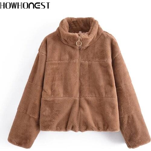 HOWHONEST Women's Jackets With Fur