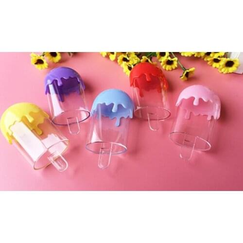 Creative Ice Cream Plastic Candy Boxes Baby Shower Kids Birthday Party Gift Boxes Present Favors Wrap colorful