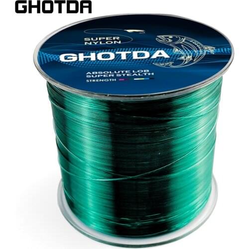 GHOTDA 500M Nylon Fishing Line Japanese Durable Monofilament Rock Sea Fishing Line