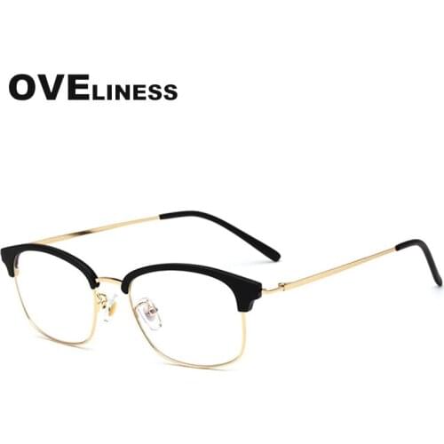 Fashion Retro Glasses Frame Women Men Optical Vintage eyeglasses frames Myopia Prescription eye glasses full eyewear Spectacles