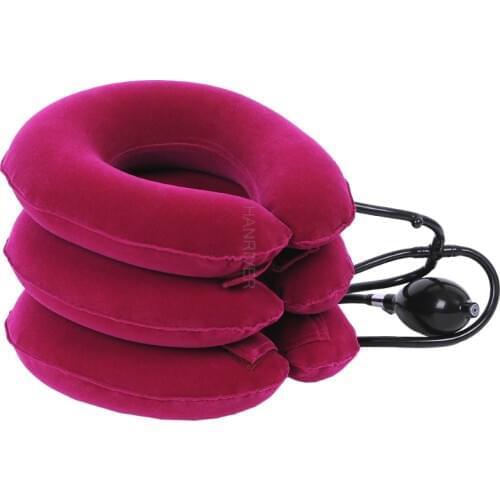 Air Neck Traction Stretcher Spine Cervical Tractor Neck Stretching Collar Relief Pain Inflatable Cervical Support Pillow