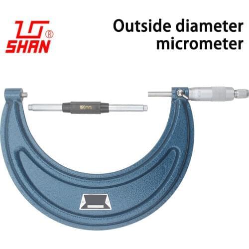 Outside micrometers 150-175 mm 0.01 Large range Outer diameter micrometer spiral micrometer instrument caliper centimeter