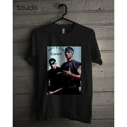 Vtg Blood In Blood Out Vato Loco T-Shirt Lifes A Risk Carnal New Tee