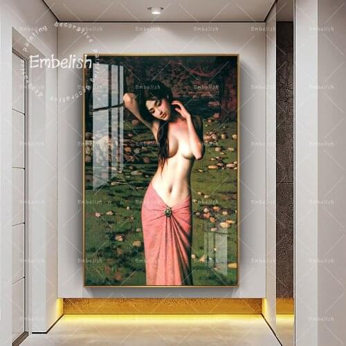 Embelish New Nude Woman Beautiful Girl Wall Art Pictures For Living Room Modern Home Decor Posters HD Print Canvas Oil Paintings