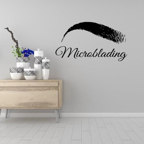 Drop Shipping microblading Decal Removable Vinyl Mural Poster For Kids Rooms Decoration Wall Stickers Waterproof Wallpaper
