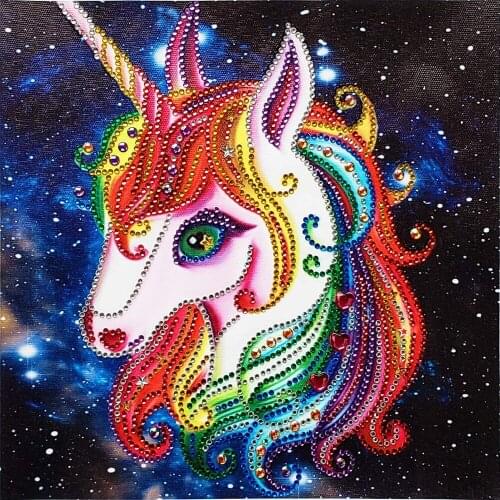 Animal Unicorn DIY Cross Stitch Embroidery 11CT Kits Craft Needlework Set Printed Canvas Cotton Thread Home Dropshipping