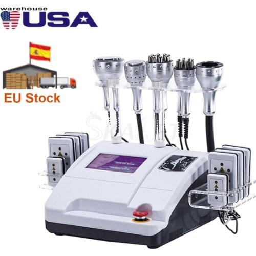 8 In 1 40k Industrial Ultrasonic RF Cavitation Lipo Laser Body Slimming Skin Tightening Beauty Machine