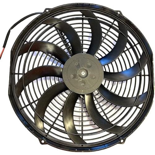 30102042 Puller Fan 14In High Performance Curved Blade or Straight Blade Use W/30Amp Fuse at 12V For Spal Alternatives