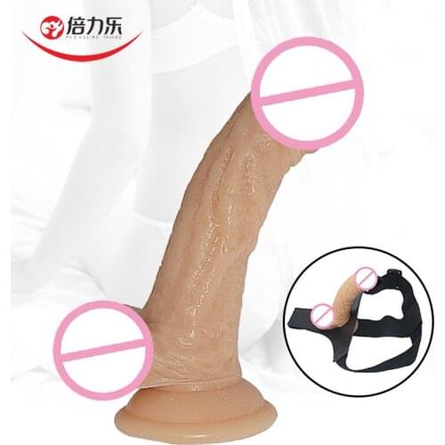 Strapon Realistic Small Dildo Adjustable Belt Clitoris Stimulator Wearable Penis Panties Sex Toy for Women Lesbian Sex Products