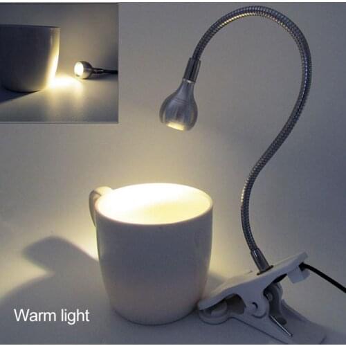 USB LED Table Lamp Compatible Notebook Computer And Power Bank 3W Eye Protection DESK LAMP With Clip Study Or Work Reading Light