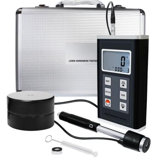 Leeb Hardness Meter Tester Durometer D Type 170-960 HLD Impact Measurement Gauge Test Kit Iron Bronze 9 Materials