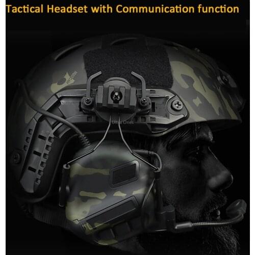 Outdoor Tactical Shooting Headphones Hunting Ear Protection Airsoftsports Headset Paintball Cs Combat Army Accessories Headsets