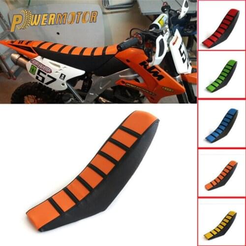 Universal Motorcycle Seat Cushions Cover Gripper Soft Off-road for SX XC EXC XC-W SX-F 85 105 125 150 200 250 300 350