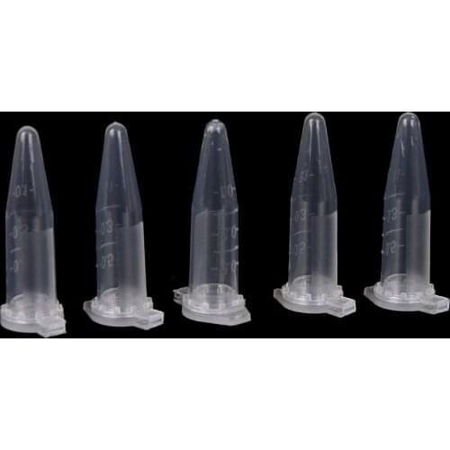 0.5 ML Centrifuge Vial Snap Cap Container for Laboratory Sample Specimen Lab Supplies 50pcs Clear Micro Plastic Test Tube