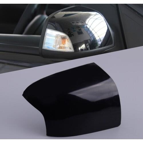 19 x 13 cm ABS Car Right Side Door Rearview Wing Mirror Cover Cap Black Fit For Ford Focus MK2 2005 2006 2007 2008