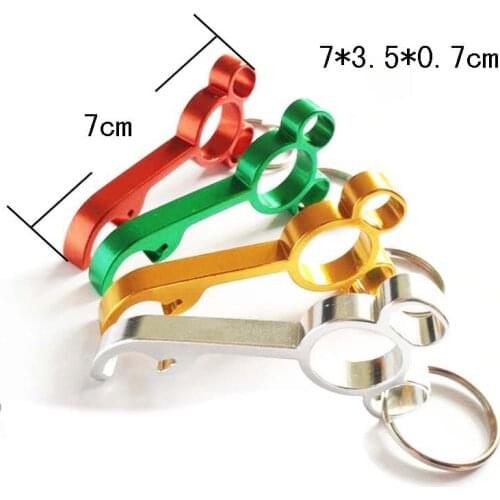 50 Pcs Lovely Metal mickey Shaped Wine Beer Bottle Opener Ring Keychain Key Chain Lovely Cooking Tool Gizmos Outdoor EDC