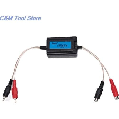 6.3*3.8*3CM Pretty Car Auto Home Stereos Mini Ground Loop Isolator Noise Reduction Filter new high quality car-styling