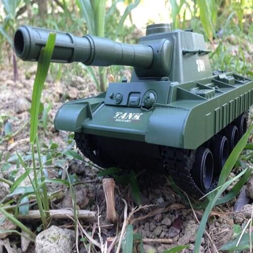 Childrens Remote control Tank Simulation Model Charging Version Can Launch BB Shell Gun Tank Car Children Boy Toy Birthday Gift