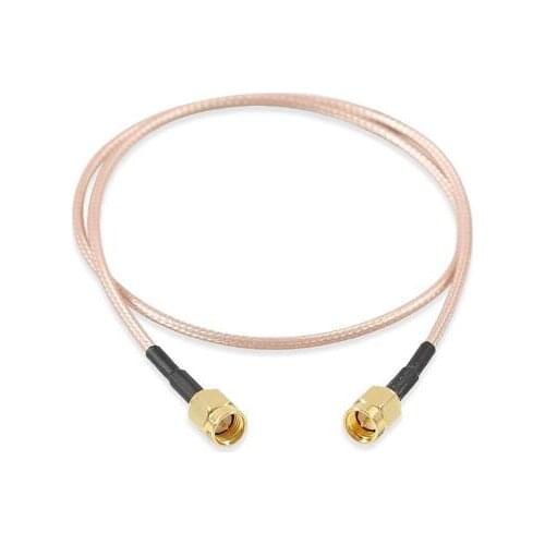 SMA male to male RG136 cable Wireless Router Aerial Extension Cables Copper Feeder Adapter cable connecting antenna RF cable