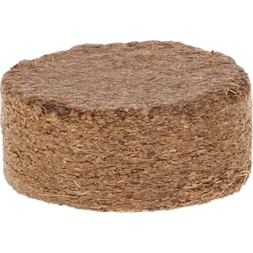 Coconut Fiber Coir Pellet Nutrient Soil Lightweight Plant Compressed Base Garden