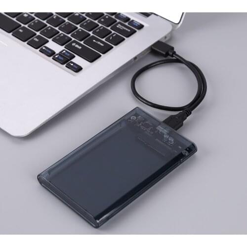 External Hard Drive Disk Enclosure USB3.0 HDD Enclosure 2.5 inch Serial Port SATA SSD Hard Drive Case External Box