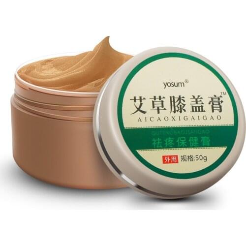Wormwood Knee Cream, Moxibustion, Moxa Leaf, Joint Cervical Synovium, Cervical and Lumbar Vertebrae, 50g/box*2box